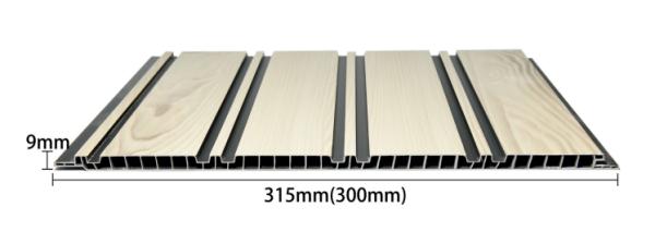 PVC Fluted Wall Panel Waterproof Fireproof Modern Indoor Decaration Inner Wall Sheet