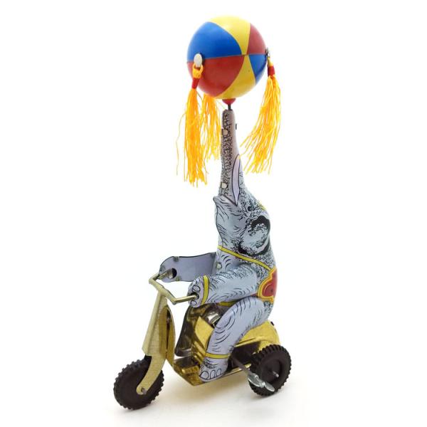 Theme Folk Custom Ms833 Elephant Riding Tricycle Tintoy Tin Tin Retro Collection Toy