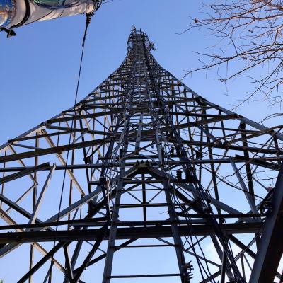 torre de aço da estrutura de 80m