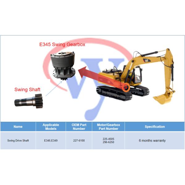 Запасные части гусеницы шестерни 227-6108 качания E345 E349