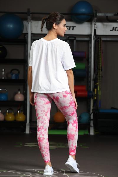 Tie Dye High Waist Yoga Leggings Anti Bacterial Breathable