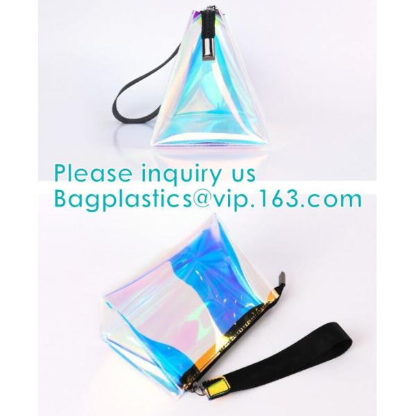 Custom Logo Shiny Holographic Cosmetic Bag Sets,Cosmetic Makeup Bag,Cosmetic Bag Travel,Fashion Accessories Holographic