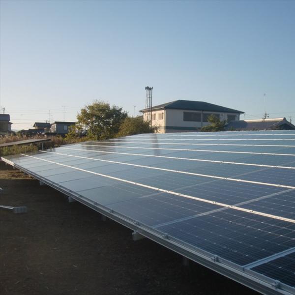 Hot Dip Galvanized Q235B / Q345B steel photovoltaic mounting system solar ground mounting bracket