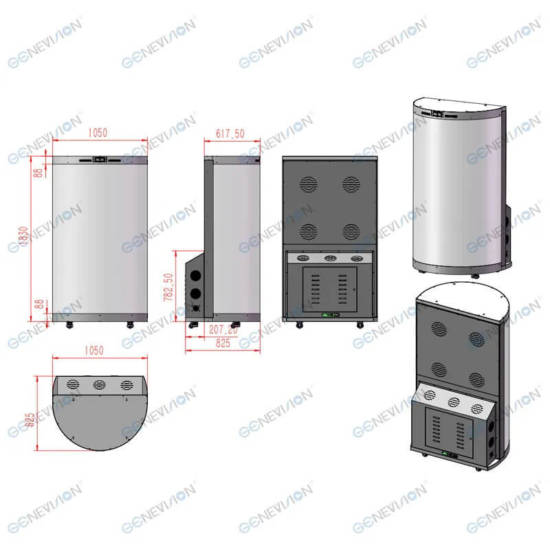 75 Inch 3D Holographic Transparent Showcase All In One Digital Human Display Android AI Touch Screen Kiosk For Commercial Exhibition Real Estate Retail Marketing