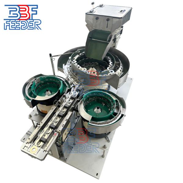 Système d'alimentation rotatif et d'orientation de vis métalliques par bol vibrant OEM/ODM