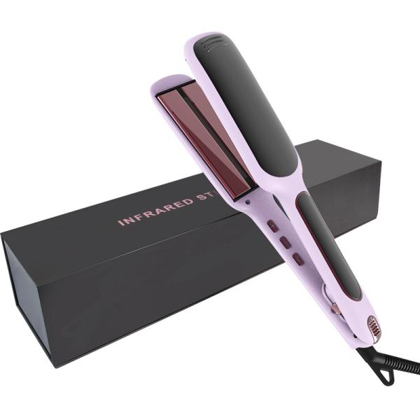 2 Inch Infrared Flat Iron Hair Straightener Slim  Tourmaline Coating Plate