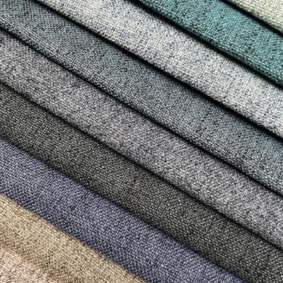 Soft Polyester Sofa Suede Fabric Classic Woven Texture Fade Resistant Easy Care