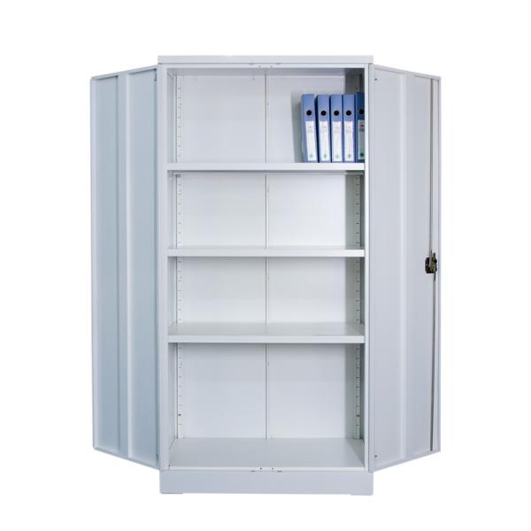 2 Doors 0.6mm  Flat Filing Cabinets Office School Knock Down Steel File Storage