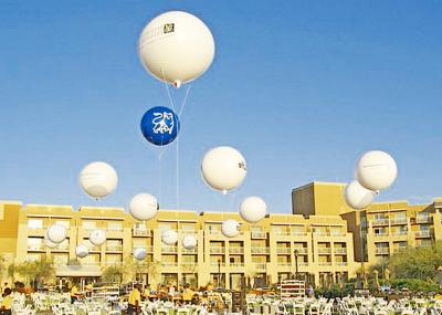 Nylon Fabric Pvc Inflatable Balloons , Outdoor Event Use Inflatable Advertising Balloons