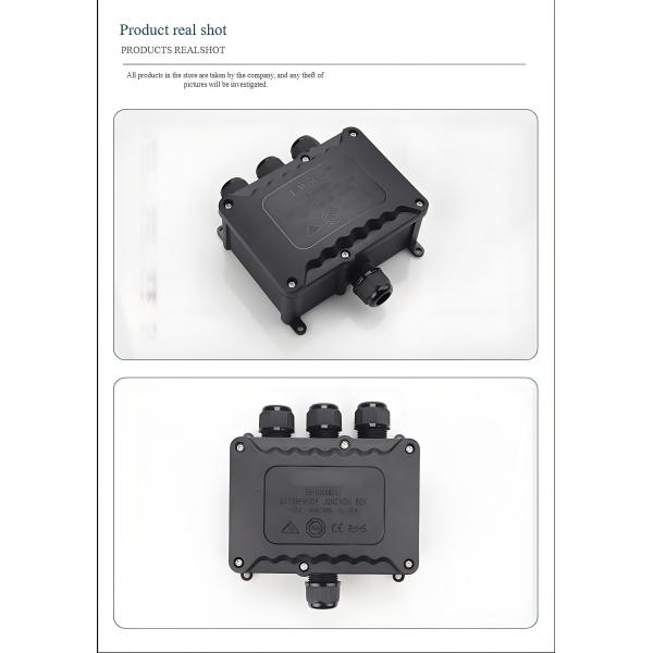 Waterproof Junction Box 1-in-3-out with IP68 Rating Split-Type