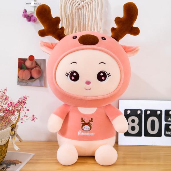 35cm Deer Plush Toy 35cm With Polypropylene Cotton Filling Gift for kids