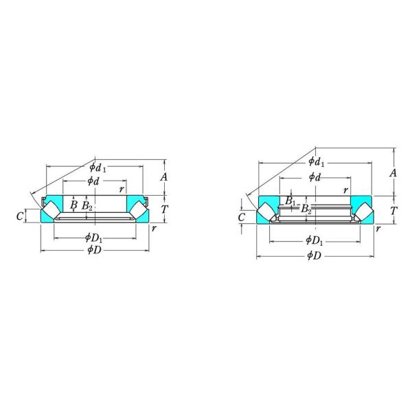 Подшипник с двойным рядом тяги, подшипник тяги мотоциклов 29434E