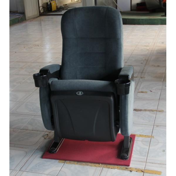 High Back Leather / Fabric VIP Cinema Room Seating Home Theater Chairs Durable