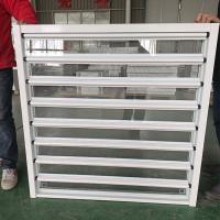 Ventana de vidrio de aluminio con manija ajustable Ventana de ventilación