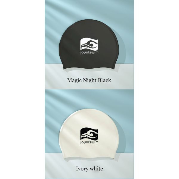 Soft Silicone Anti Slip Waterproof Swimming Cap for Kids and Adults