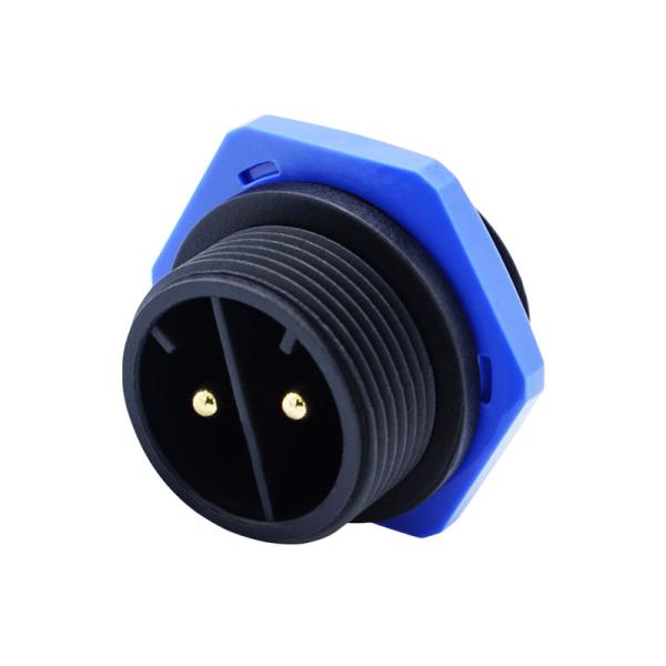 M20 Threaded Panel Mount Waterproof Connector Ip67 Ul Self Locking