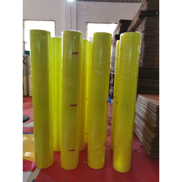 Durability 7 years fexible Acrylic High Intensity Prismatic Grade reflective film sheeting