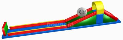 Inclinação da bola de Zorb de encerado do PVC da categoria comercial