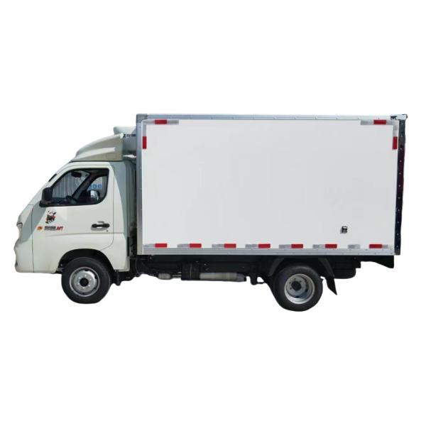 Fuel Type Gasoline Refrigerated Box Truck For Transportation Mobile Freezer Truck