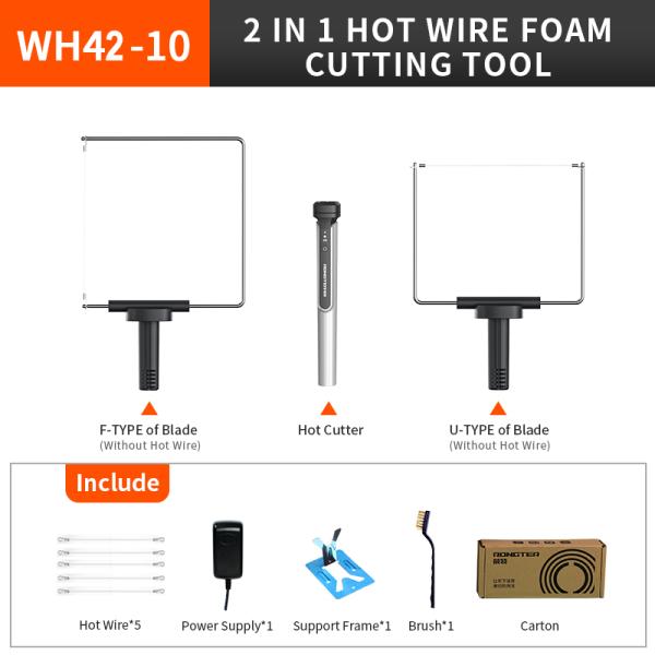 Мини 2 в 1 бесшнуровом горячем резце 110-240V пены ножа