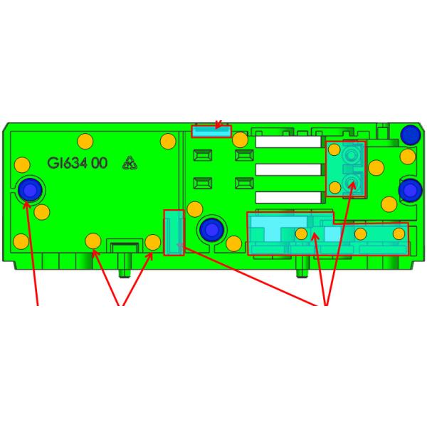 Hot Runner Two Shot Injection Molding SG1643 till SG1647 Electronic Cover PC Material