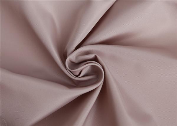 107GSM 75D Coated Pink Polyester Fabric WR Woven Plain Memory Windbreaker Jacket Material