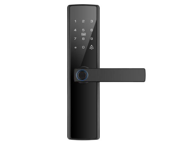 Tuya Bluetooth および指紋認証付きスマートガラスドアロック