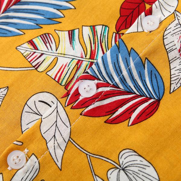 Children'S Outfit Sets Summer Boy Short Sleeved Shirt Woven Pants Suit