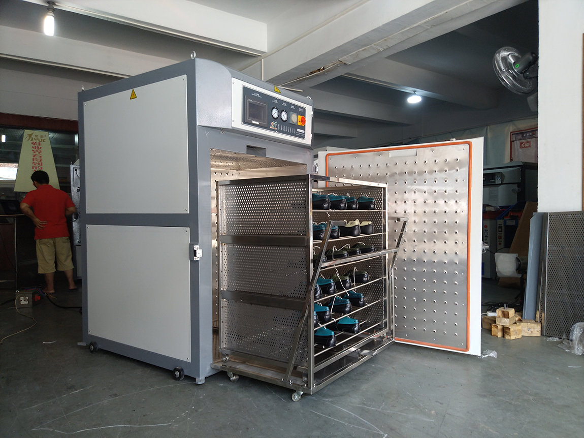 Shoe Heat Setting Machine featuring multi purpose independent heat steam and vacuum functions for versatile shoe treatment