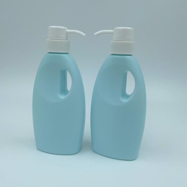 garrafas cosméticas plásticas do HDPE 350ml para cuidados pessoais da lavagem da mão do champô