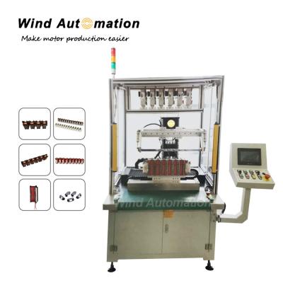 Middle Size 6-Station BLDC Motor Linear Stator Coil Needle Winder for and Production