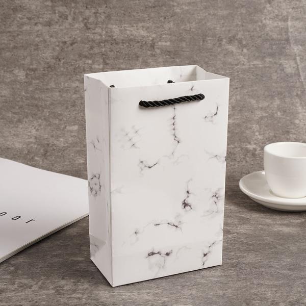 Marbled Small Jewelry Gift Box For Earrings Ring Necklace Bracelet