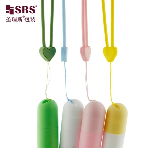 RPPF-20ML FPPG-25ML Plastic Empty Roller Ball Bottles With Dome Cap And Hang Straps