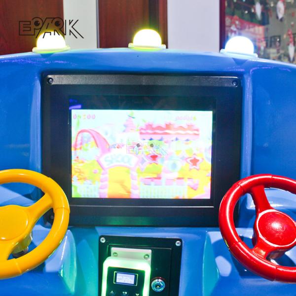 120W Kids Coin Operated Game Machine Blue Video 3d Swing Kiddie Ride