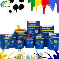Pintura para automóviles de color naranja 2K de capa superior de secado rápido y mejora la eficiencia