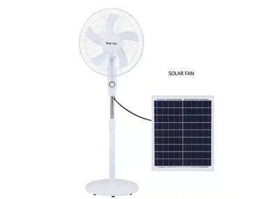16 fã recarregável posto solar da C.C. da C.A. do fã solar da C.C. da polegada 12V com painel solar