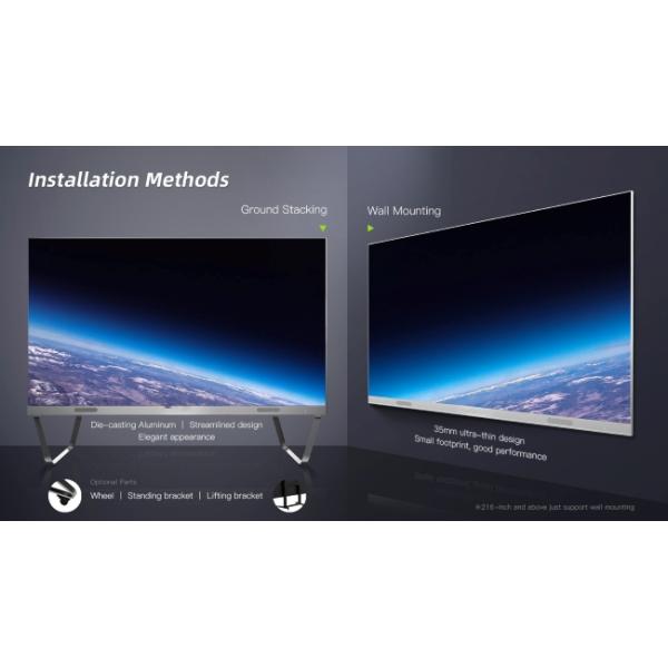 Using Chip On Board Technology 54 Mm Ultra Thin Conference Wireless Projection Display