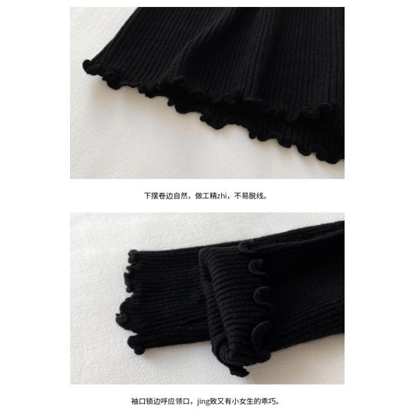 Lapel Button Women Knit Sweater , Long Sleeve Knit Sweater