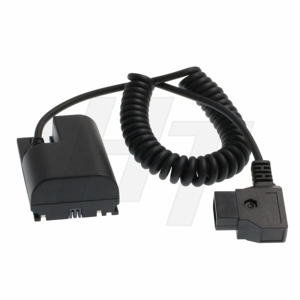 D-tap Ptap to LP-E6 Dummy Battery Adapter , Dummy Battery Charger for Canon EOS Zacuto Gratical EVF