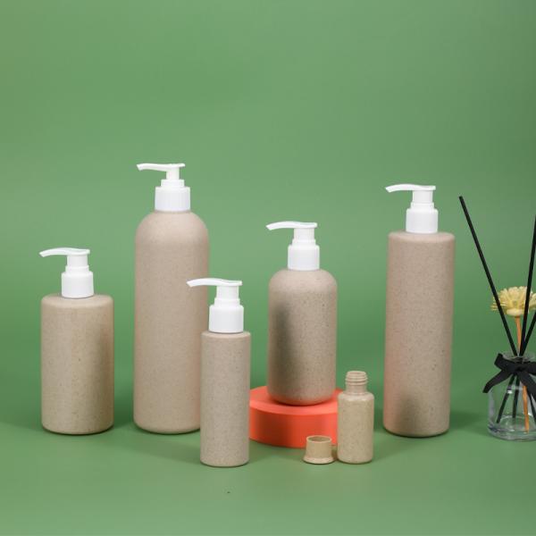 Garrafa de plástico biodegradável de palha de trigo altamente OEM / ODM para instalações de hotéis Banho doméstico