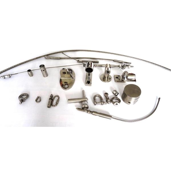 Flexible Stainless Steel Wire Rope Mesh Architecture Cable Mesh For Balustrade Infill