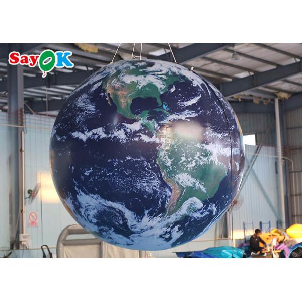 Глобус земли PVC OEM раздувной для рекламировать шарик планеты крупного плана