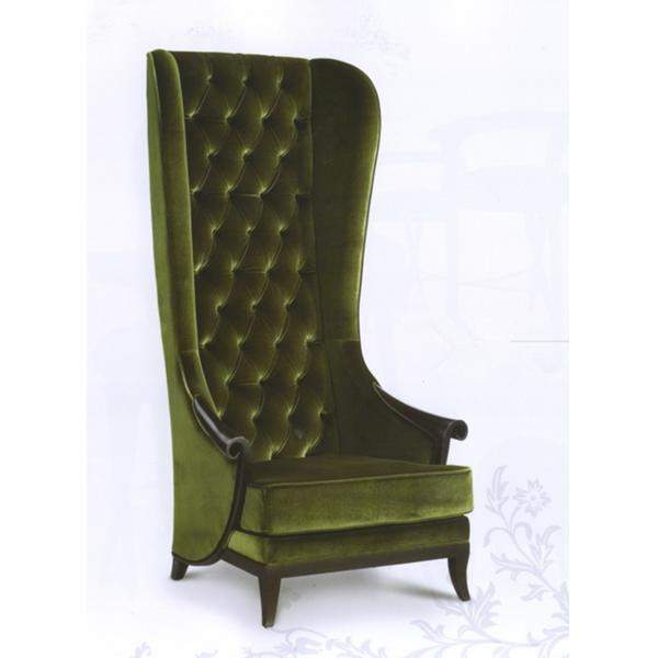 High Back King And Queen Throne Chairs Velvet Solid Wood 880x900x1890mm