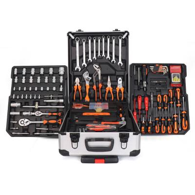 Buben 186-piece Household Car Repair Tools/industrial Maintenance Multi-function Hardware Tool Trolley case Combination Set Repa
