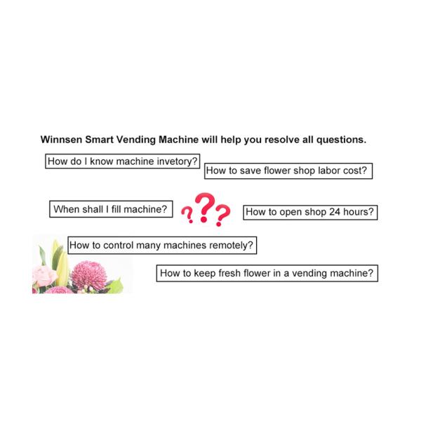 Os presentes automáticos florescem a máquina de venda automática combinado com software da gestão do servidor da nuvem