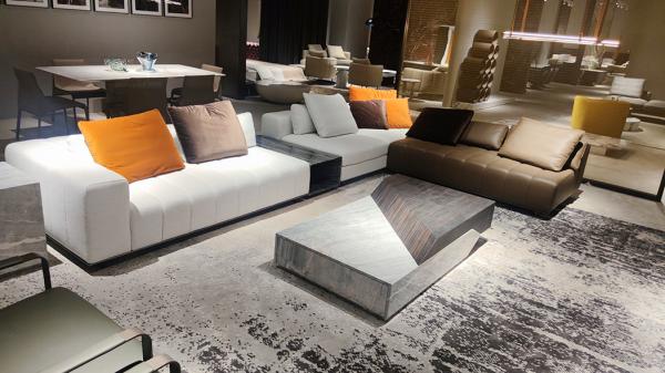 Creative Marble Solid Wood Coffee Table Light Luxury Italian Style Furniture