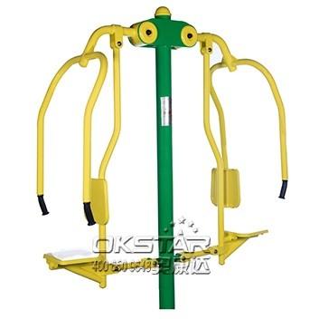 outdoor fitness equipments steel based zinc powder coating Chest Press-OK-Z03