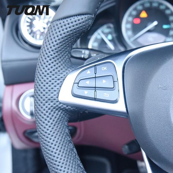 AMG CLE GLC Flat Bottom Mercedes Benz Steering Wheel Full Leather Custom