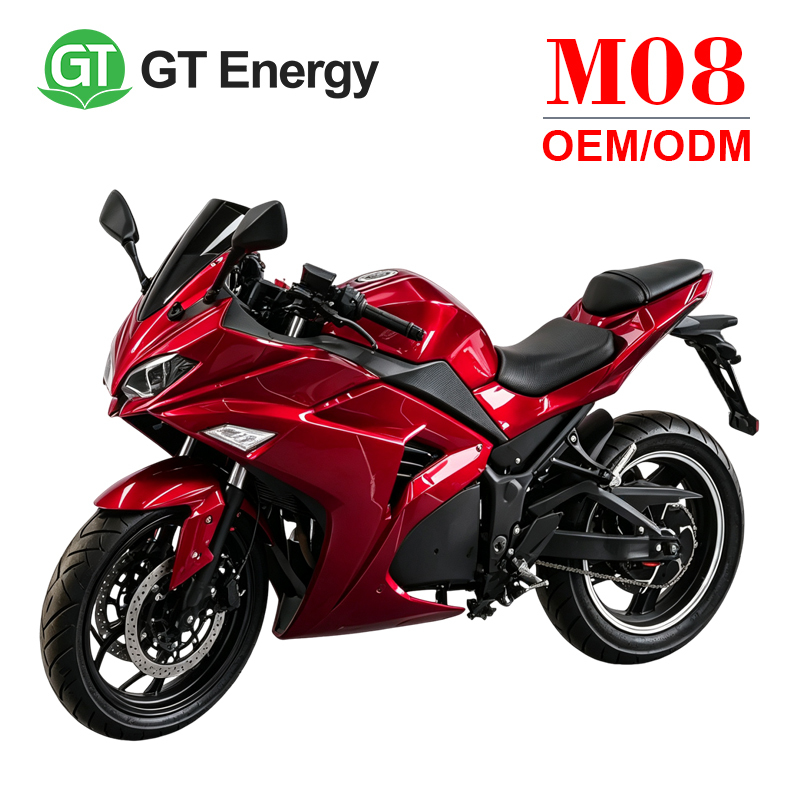 High Performance Electric Motorcycle with 72V 58Ah Lithium Iron Phosphate Battery 100km/h Top Speed and 1-Hour Fast Charging