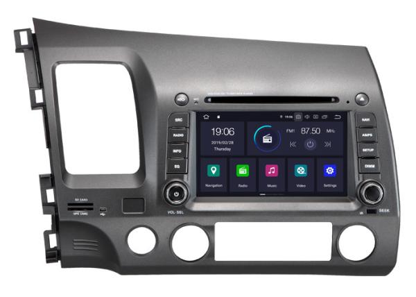 Honda Civic 2006-2011 Android 10.0 PX3 or PX5 Car DVD Navigation radio Video Audio Car Player Support DSP HOC-7810GDA